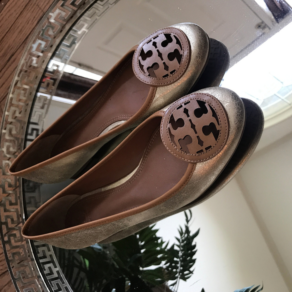 Tory Burch Women's Louisa Leather Ballet Flats